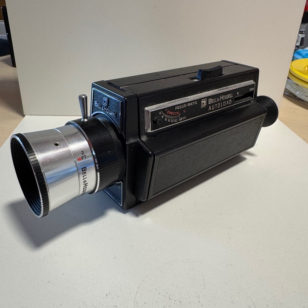 Black and Silver Autoload Camera